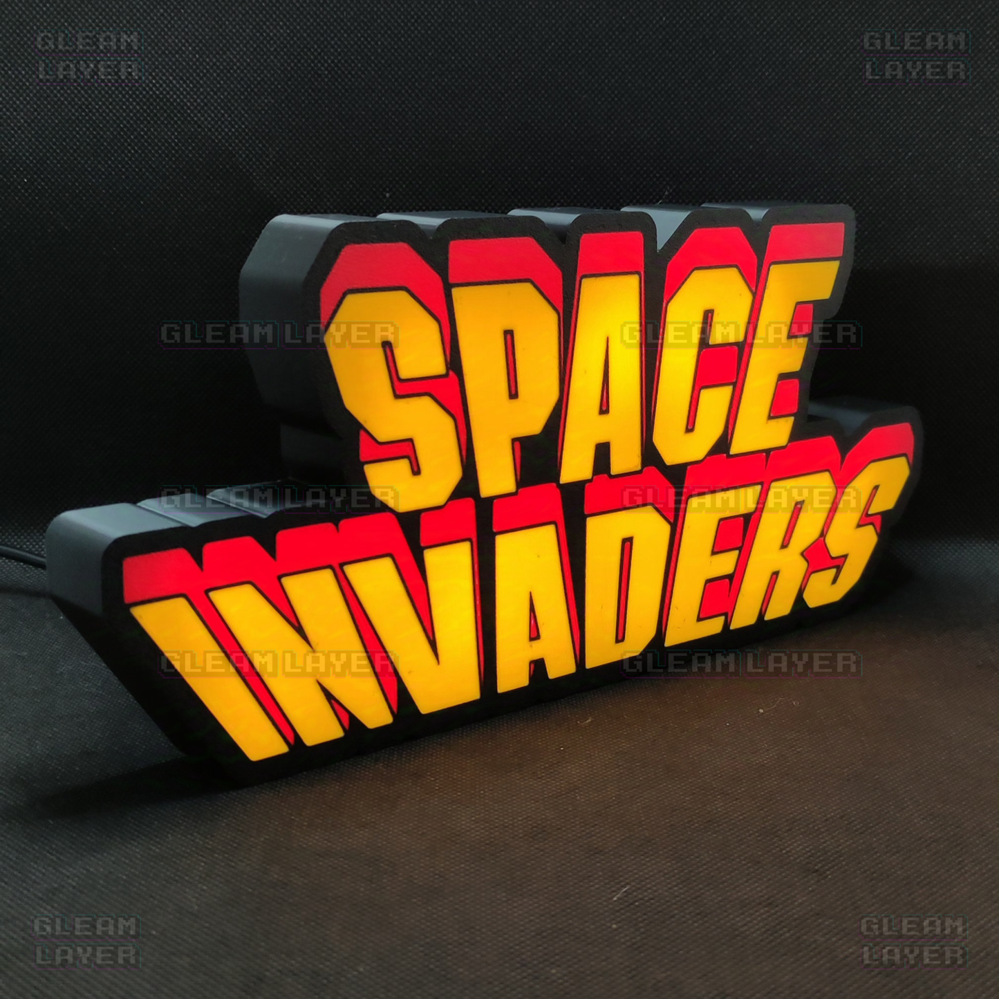 Space Invaders Arcade Gaming Led Light Sign