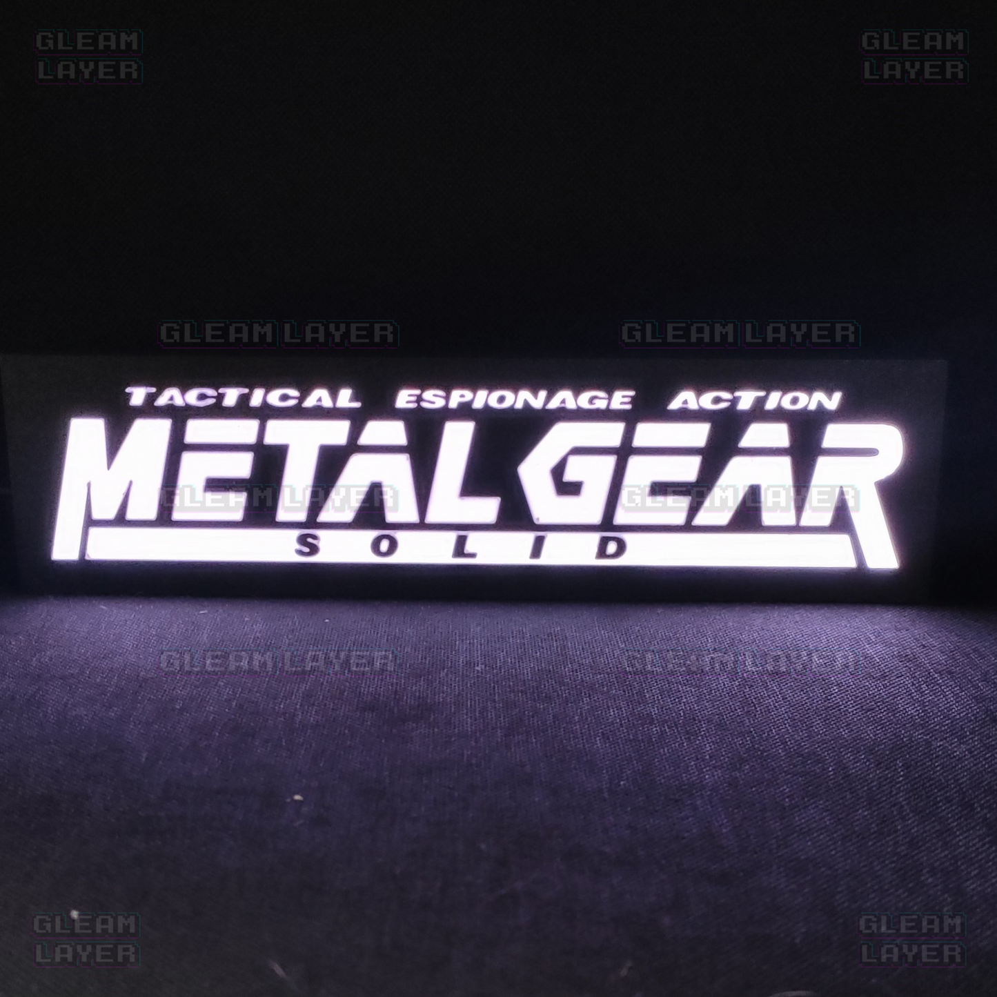 Metal Gear Solid Led Gaming Light Sign