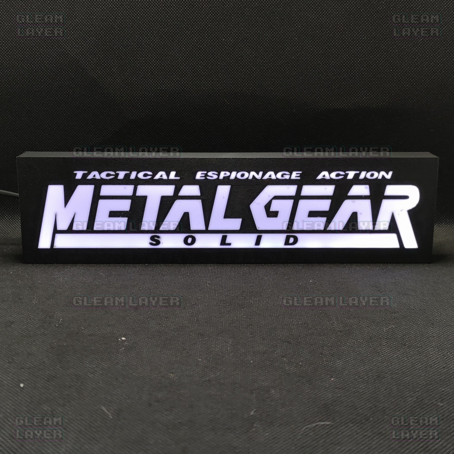 Metal Gear Solid Led Gaming Light Sign