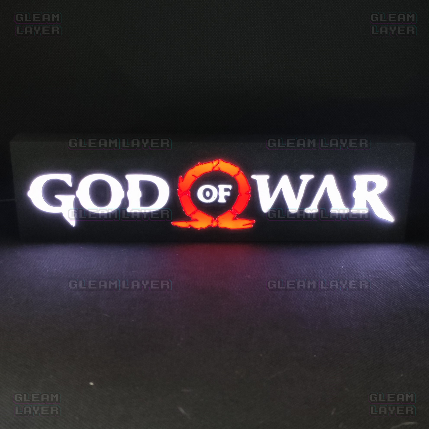 God of War Led Gaming Light Sign