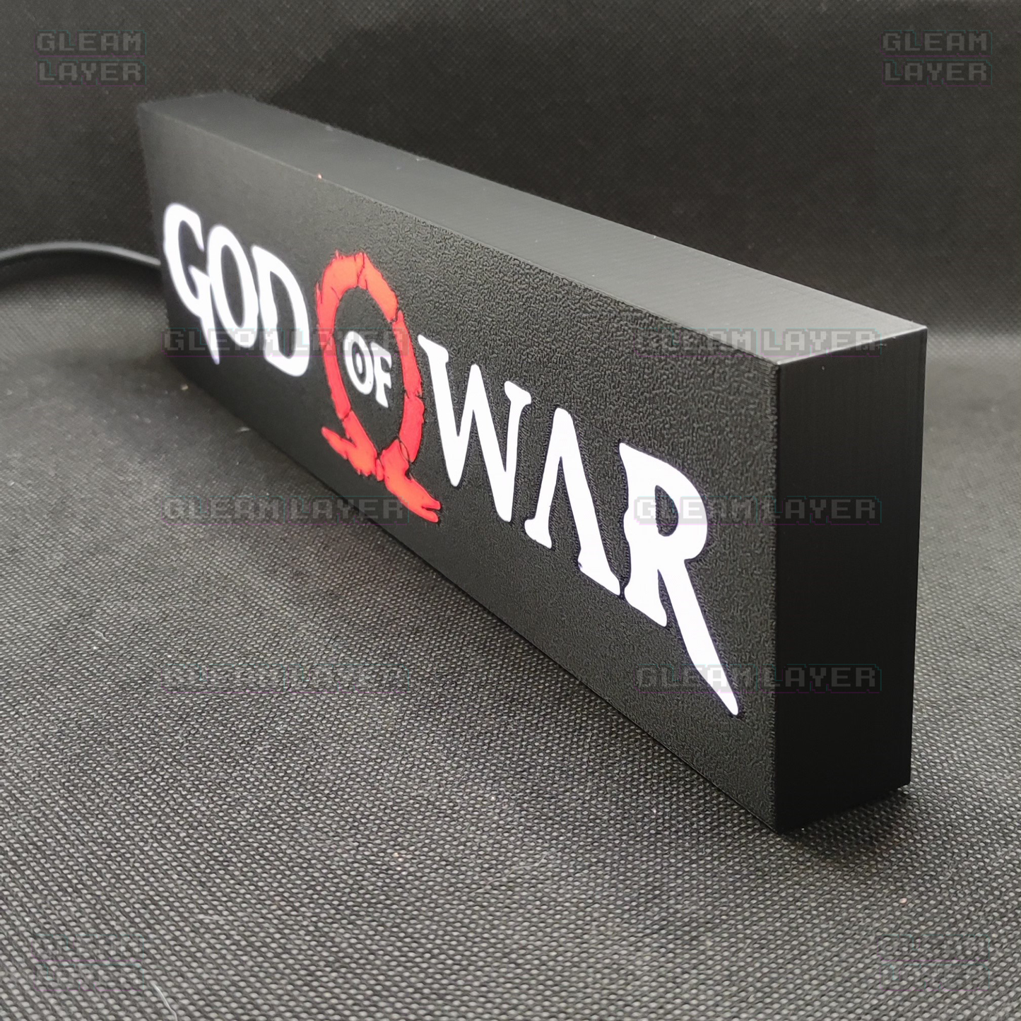 God of War Led Gaming Light Sign