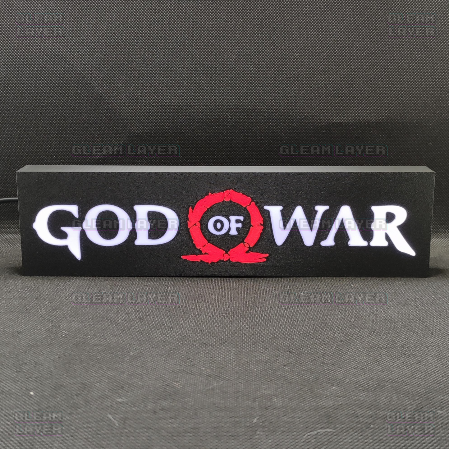 God of War Led Gaming Light Sign