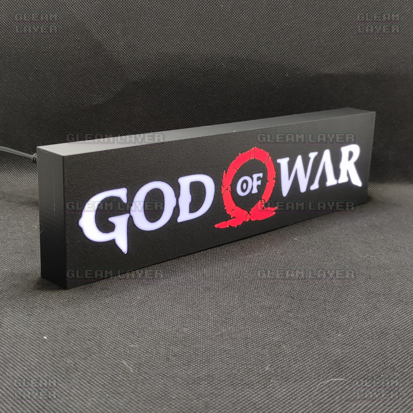 God of War Led Gaming Light Sign