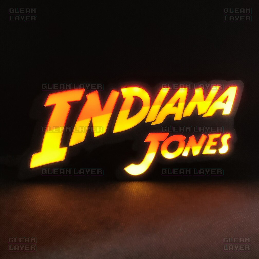 Indiana Jones Movie Led Light Sign