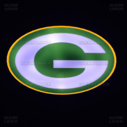 Green Bay Packers Led Light Box NFC Team NFL National Football League Display Sign