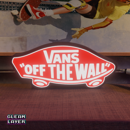 Vans "Off the Wall" Led Lightbox Rgb Light Sign