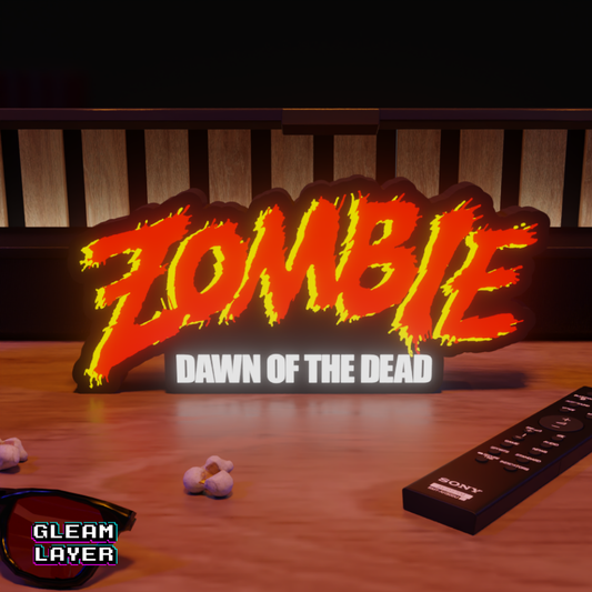 Zombie Dawn Of the Dead Movie Led Light Sign