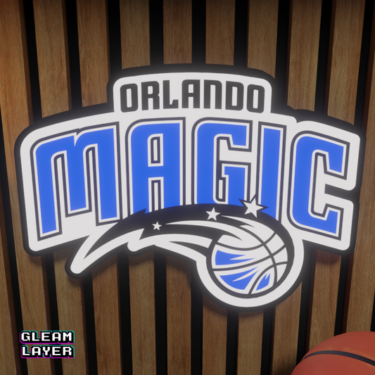 Orlando Magic Led Light Box NBA Sports Bar Light Display Wall Sign