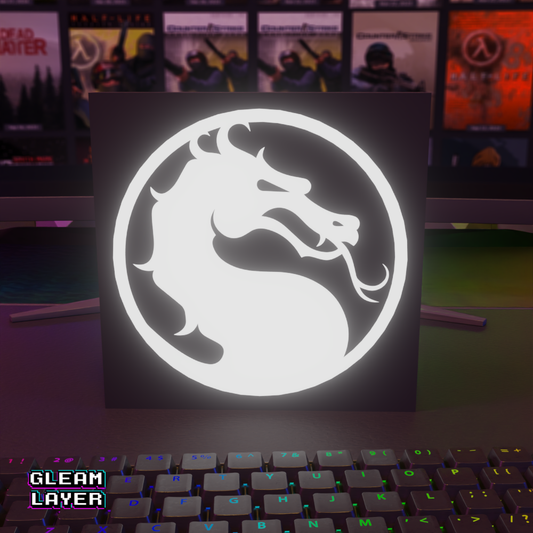 Mortal Kombat Led Gaming Light Sign