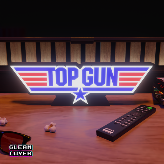 Top Gun Movie Led Light Sign