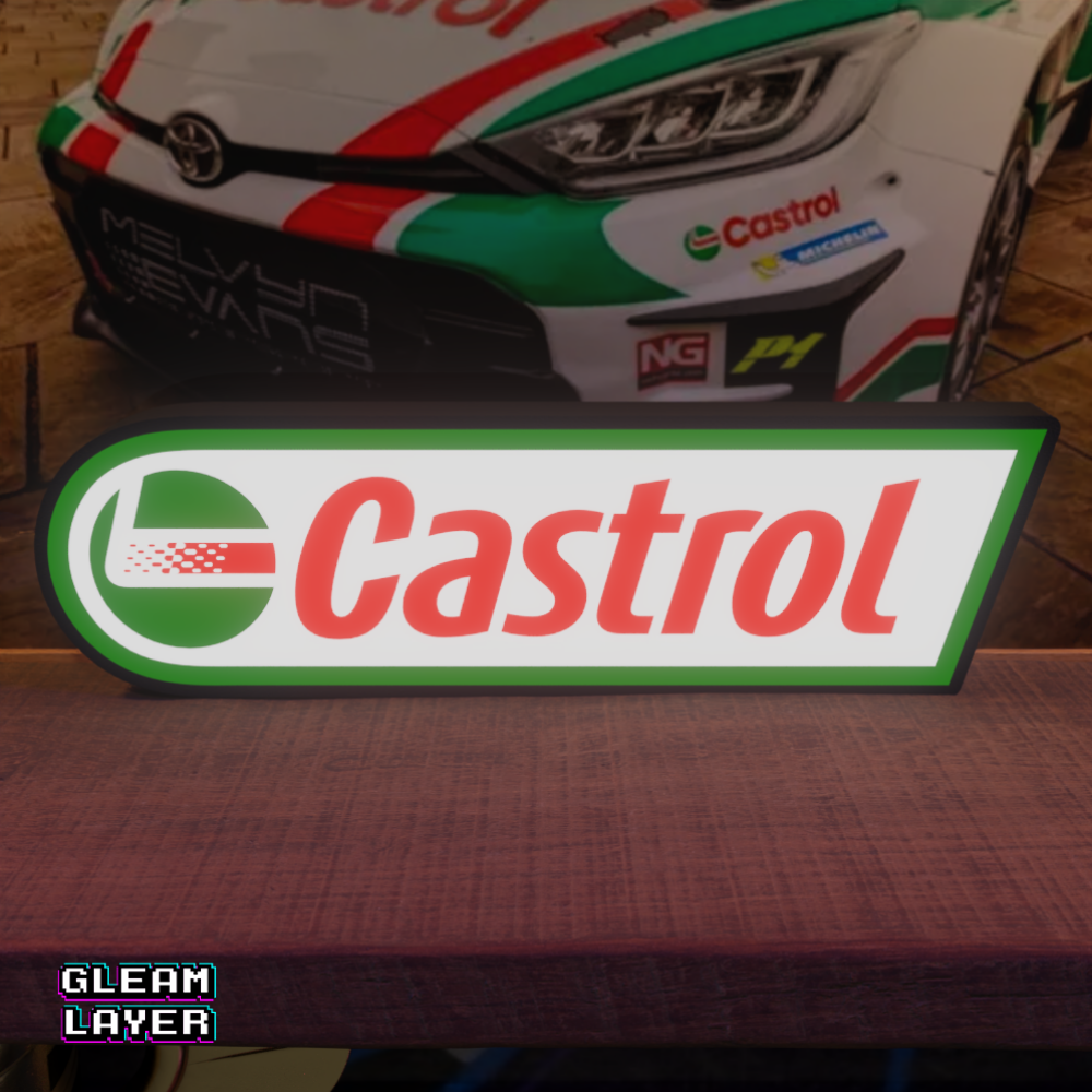 Castrol Led Lightbox Rgb Light Sign