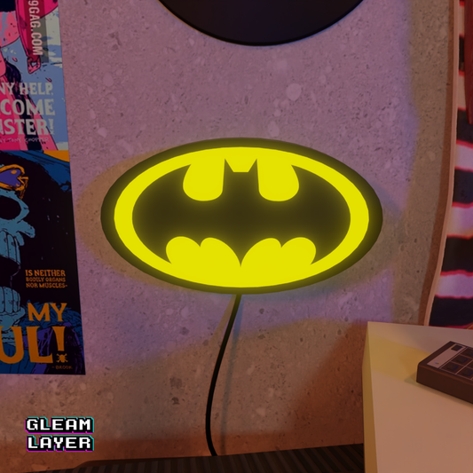 Batman Led Retro Wall Lightbox RGB Light Sign