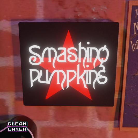 Smashing Pumpkins Band Led RGB Light Sign