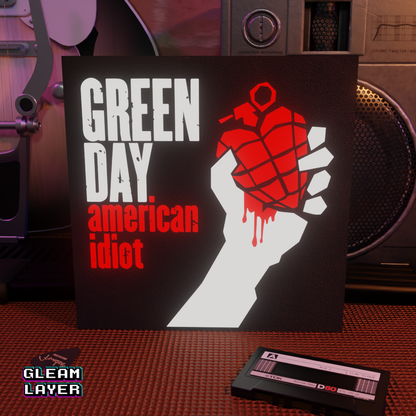 Green Day American Idiot Led RGB Light Sign