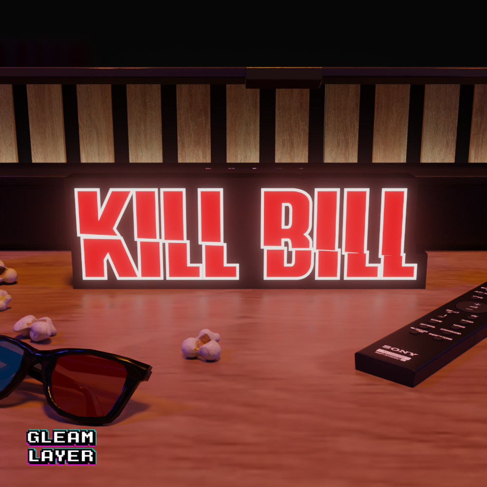 Kill Bill Movie Led Light Sign