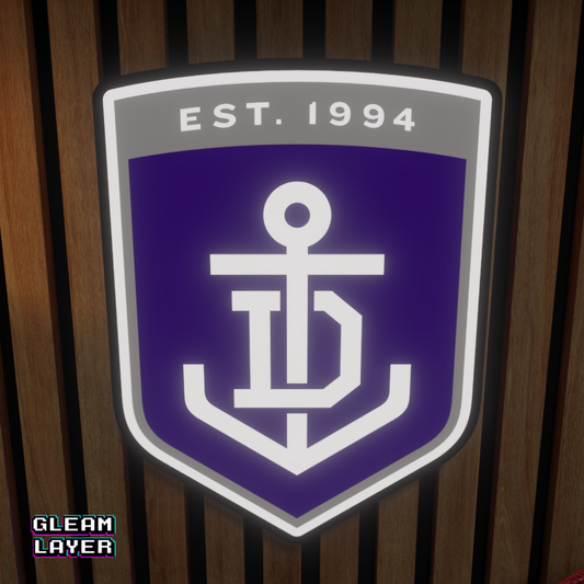 Fremantle Dockers AFL Logo LED RGB Wall Display Light Sign