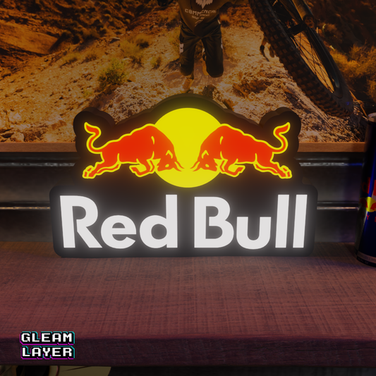 Red Bull Energy Drink Led Lightbox Rgb Light Sign