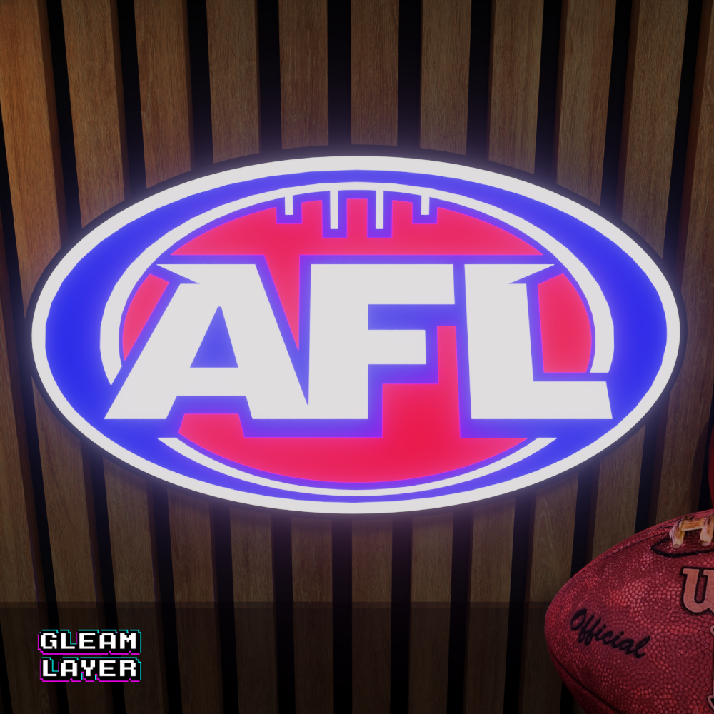 AFL Australian Football League Logo LED RGB Wall Display Light Sign