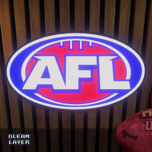 AFL Australian Football League Logo LED RGB Wall Display Light Sign