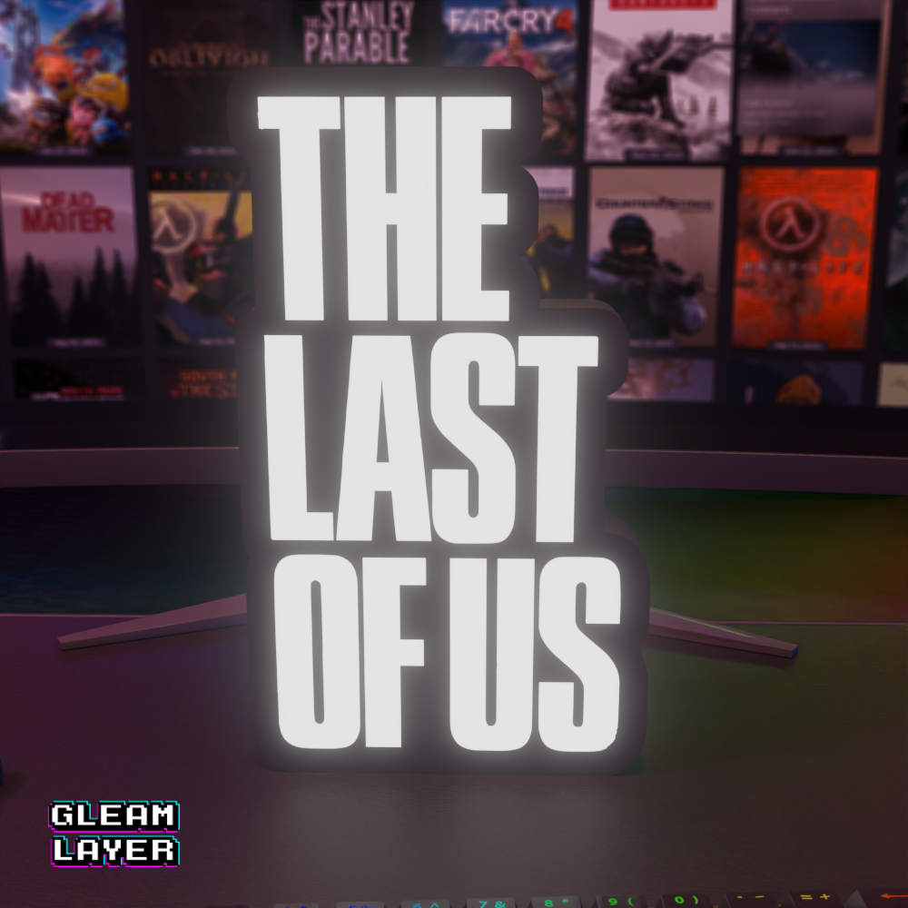 The Last of US Led Gaming Light Sign