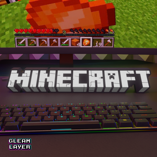 Minecraft Led Gaming Light Sign