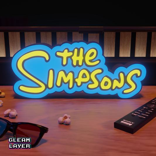 The Simpsons Led Lightbox Rgb Light Sign