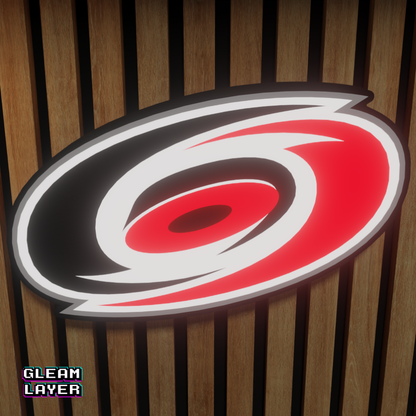 Carolina Hurricanes Led Light Box NHL Sports Bar Light Display Wall Sign