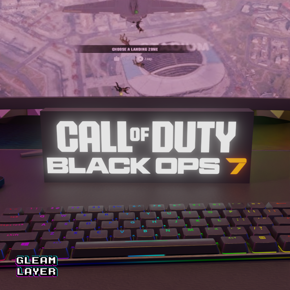 Call of Duty Black Ops 7 Led Gaming RGB Light Sign