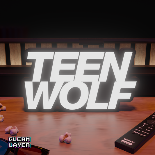 Teen Wolf Led Lightbox RGB Light Sign