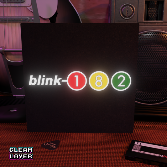 Blink 182 Cover Led RGB Light Sign