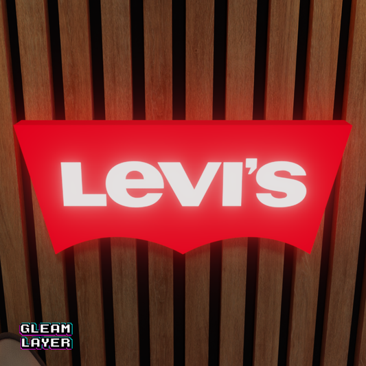 Levi's Led RGB Light Wall Sign