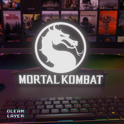 Mortal Kombat Led Gaming Light Sign