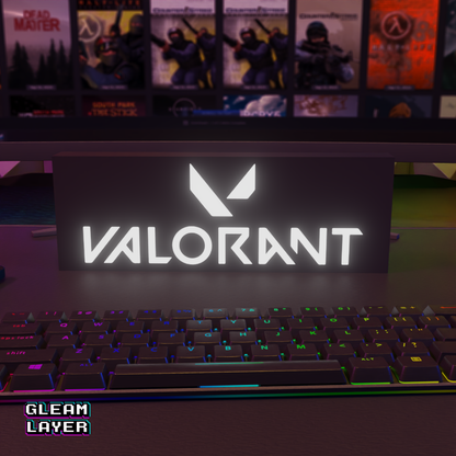 Valorant Led Gaming RGB Light Sign