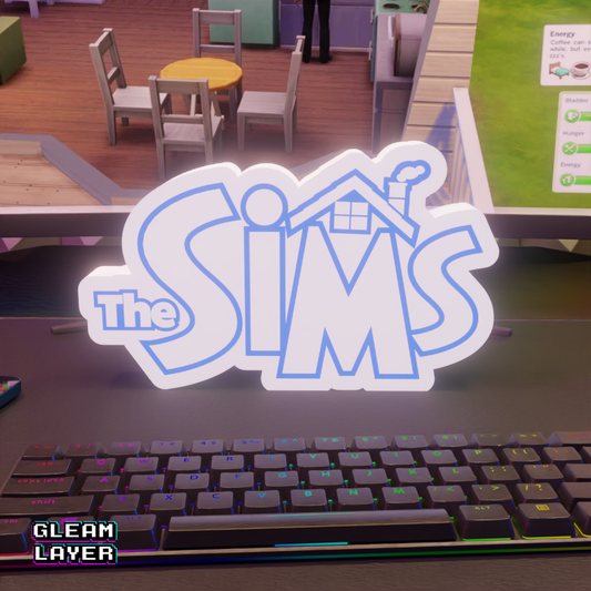 The Sims Placa Gaming Iluminada