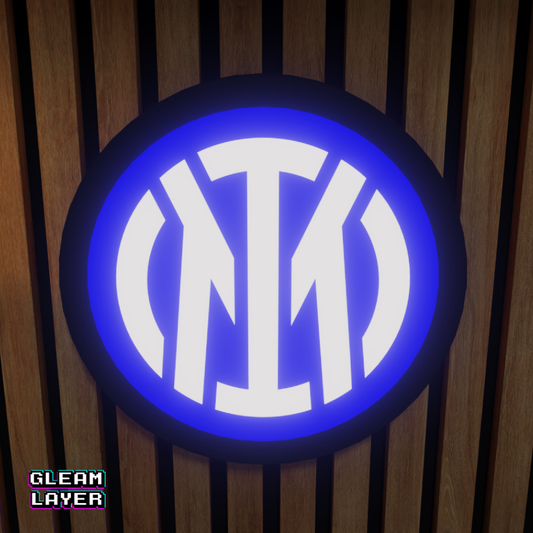 Inter Milan FC Logo Led RGB Wall Display Light Sign