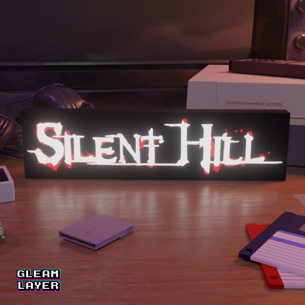Silent Hill Classic Led Retro Logo Gaming Light Sign
