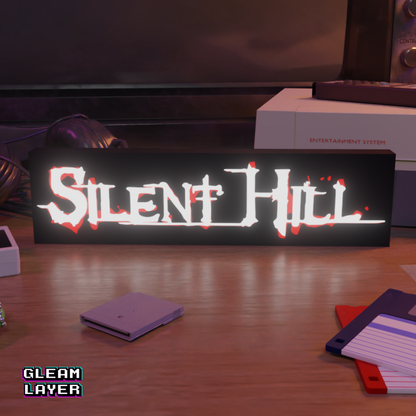 Silent Hill Classic Led Retro Logo Gaming Light Sign