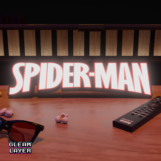 Spider Man Led Light Sign