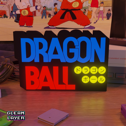 Dragon Ball First Anime Logo Led Light Sign
