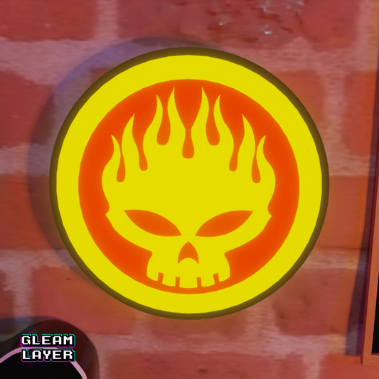 The Offspring Conspiracy of One Skull Band Led RGB Light Sign