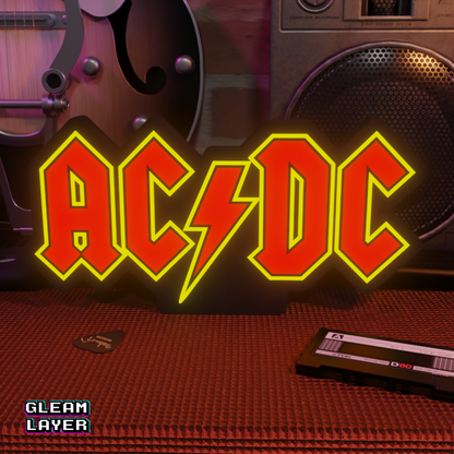 ACDC Rock Band Led RGB Light Sign