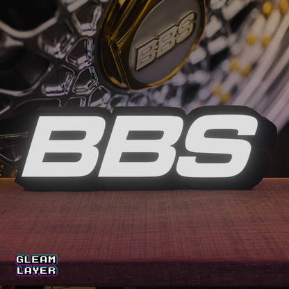 BBS Logo Led RGB Light Sign