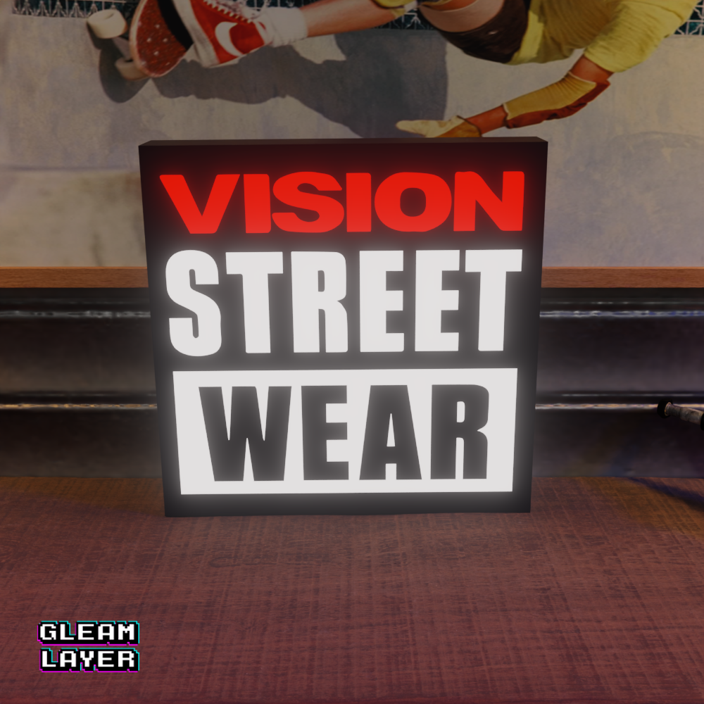 Vision Street Wear Led Lightbox Rgb Light Sign