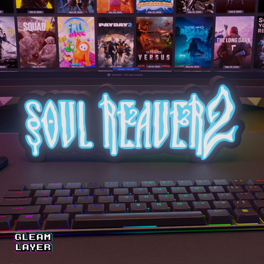 Soul Reaver 2 Led Gaming Light Sign