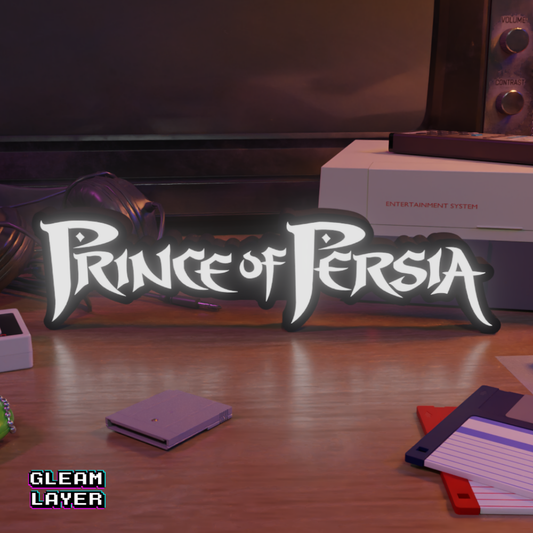 Prince of Persia Retro Gaming Lightbox Led Light Sign