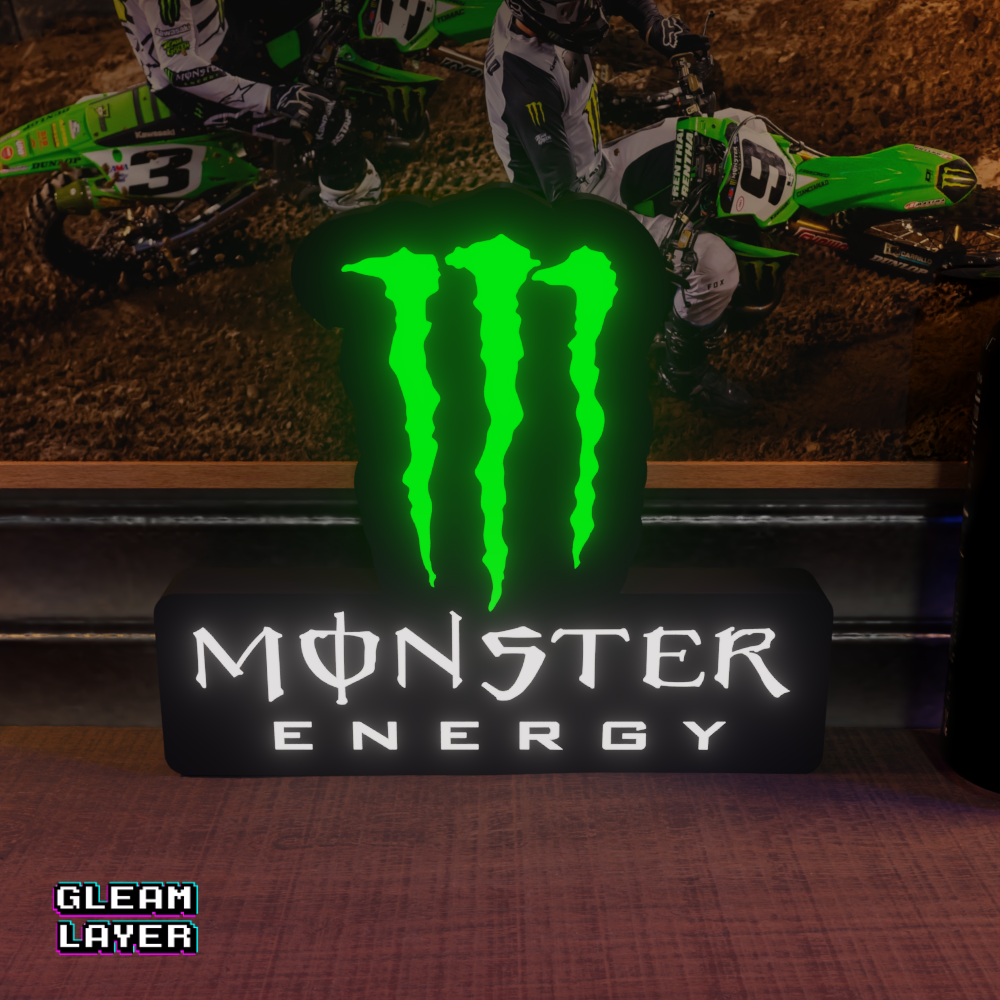 Monster Energy Drink Led Lightbox Rgb Light Sign