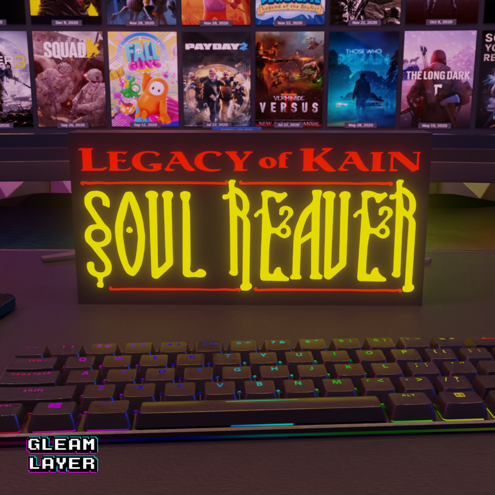 Legacy of Kain: Soul Reaver Led Gaming Rgb Light Sign