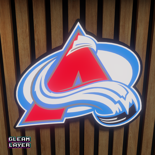 Colorado Avalanche Led Light Box NHL Sports Bar Light Display Wall Sign