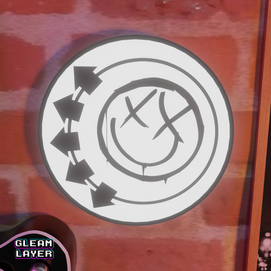Blink 182 Smiley Led RGB Light Sign