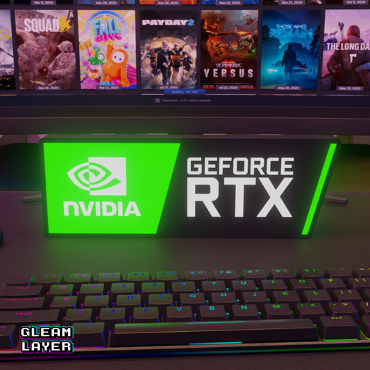 Nvidia GeForce RTX Led Lightbox RGB Light Sign